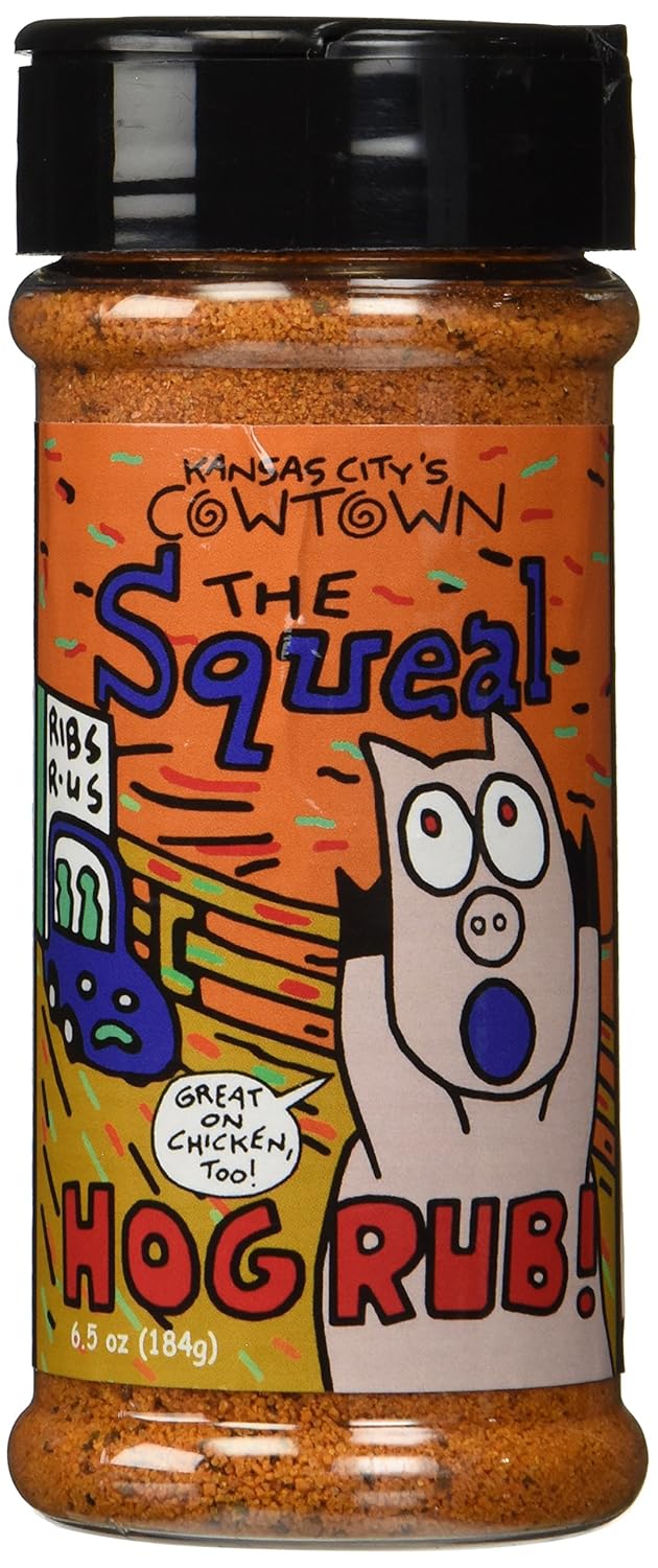 Cowtown The Squeal Hog Rub, botella de agitador de 6.5 onzas