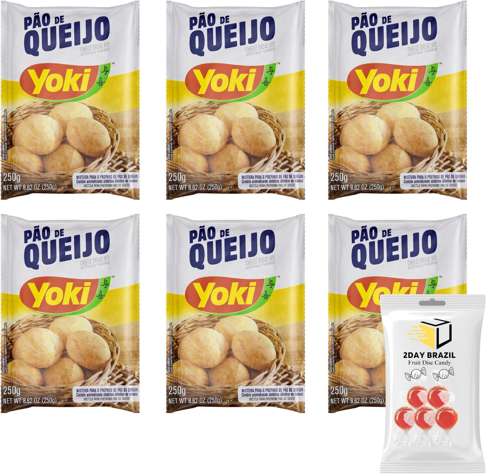 Cheese Bread Mix Mistura para Pão de Queijo Yoki 8.