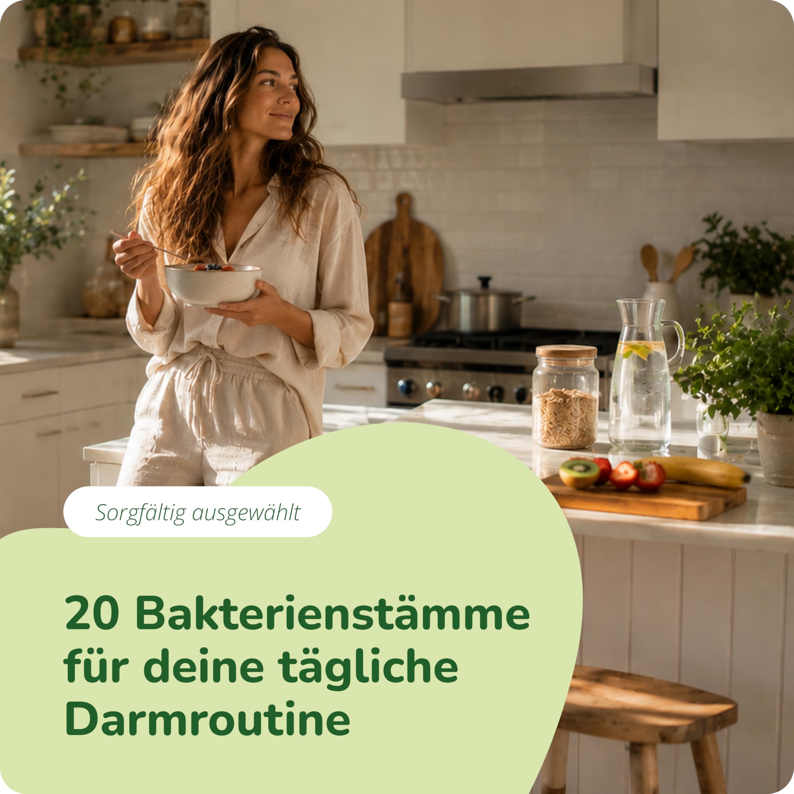 Vegavero Kulturen Komplex | 100% Bio | 20 Bakterienstämme mit Akazienfasern | Lactobacillus & Bifidobacterium | 60 Magensaftresistente Kapseln | Laborgeprüft | Vegan