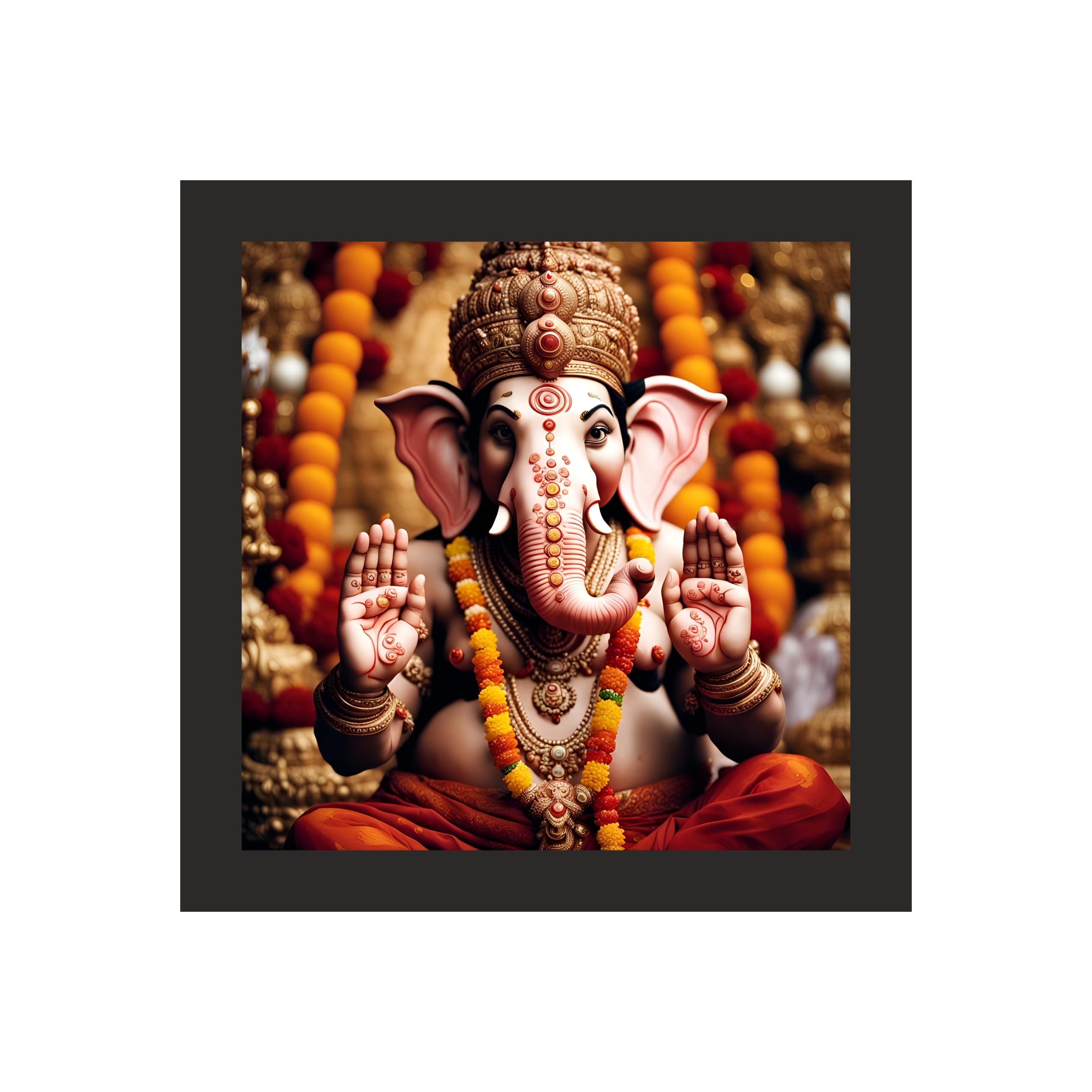 Blessings of Ganesha: 12x12 Square