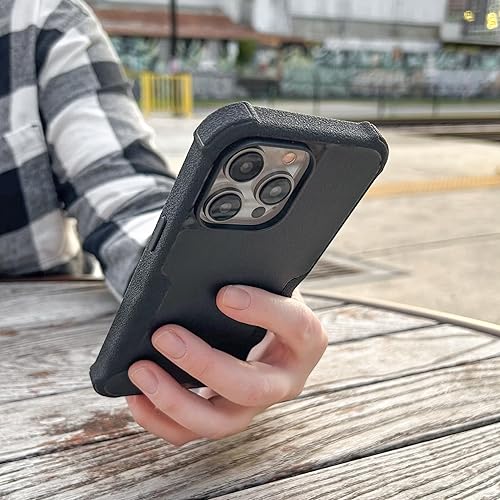 Miniatura 9 de Smartish Funda magnética protectora para iPhone 15 Pro, Gripzilla compatible con MagSafe, resistente y resistente, funda blindada de agarre