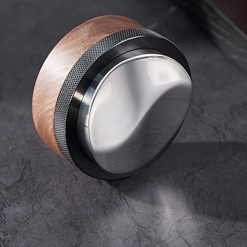 Coosigar Distribuidor de café de 2.008 in, herramienta de distribución de espresso, distribuidor de espresso de profundidad ajustable para todos los