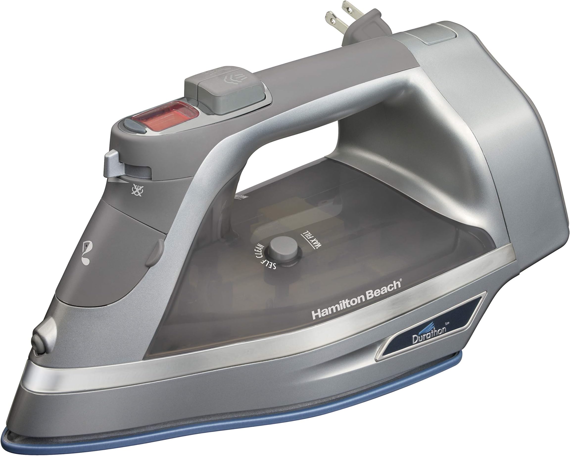 Steam Iron and Vertical Steamer with Retractable Cord + Digital Temp Control