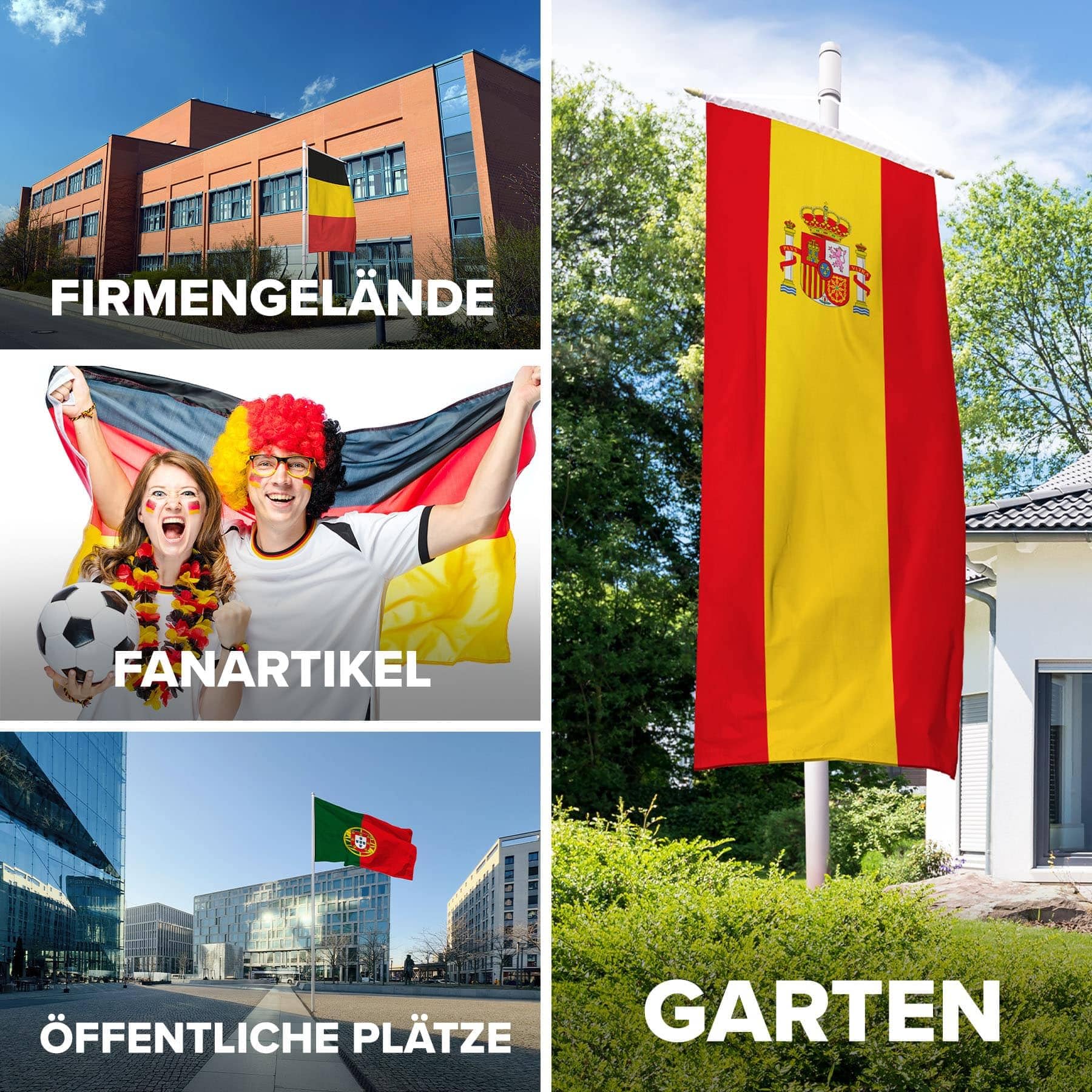 Großbritannien Flagge 150 x 500 cm - für Fahnenmast, Großbritannienfahne aus reißfestem Fahnen-Polyester-Stoff, Hissfahne Hochformat wetterfest und UV-beständig