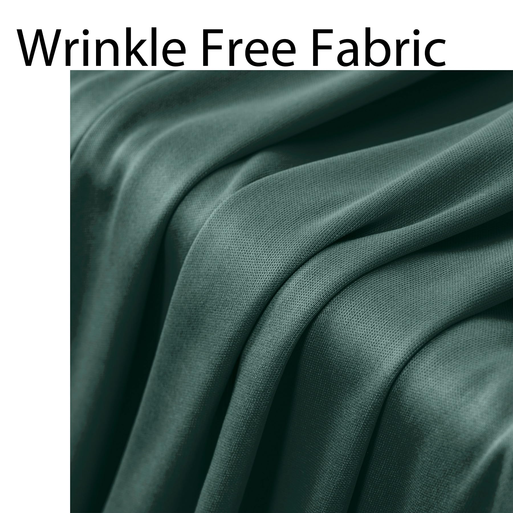 6.5 ft Wrinkle Free Hunter Green Round Backdrop Covers for 6/6.5ft Circle Arch Stand, Circle Background Covers for Wedding Baby Shower Photography Birthday Party Background