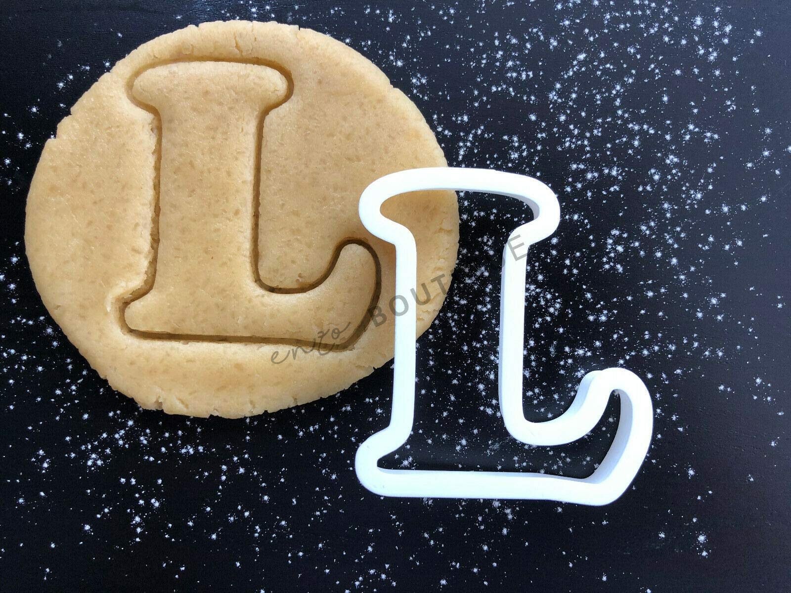 Alphabet Letters 3 Sizes Cookie Cutters Fondant Cake Decorating (Letter L, 3)