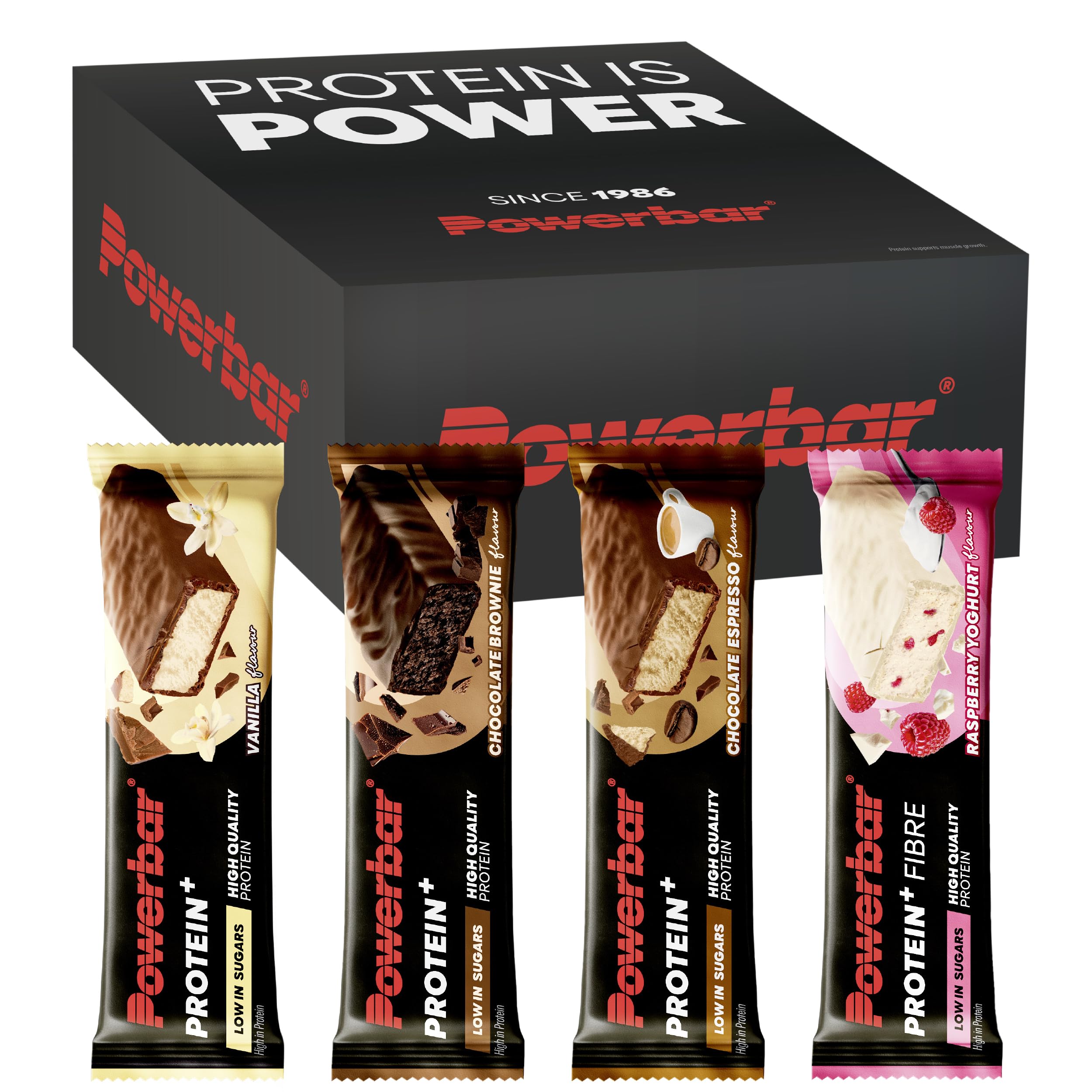 Powerbar - Protein Plus - Low Sugar Multiflavour Box - 16x35g