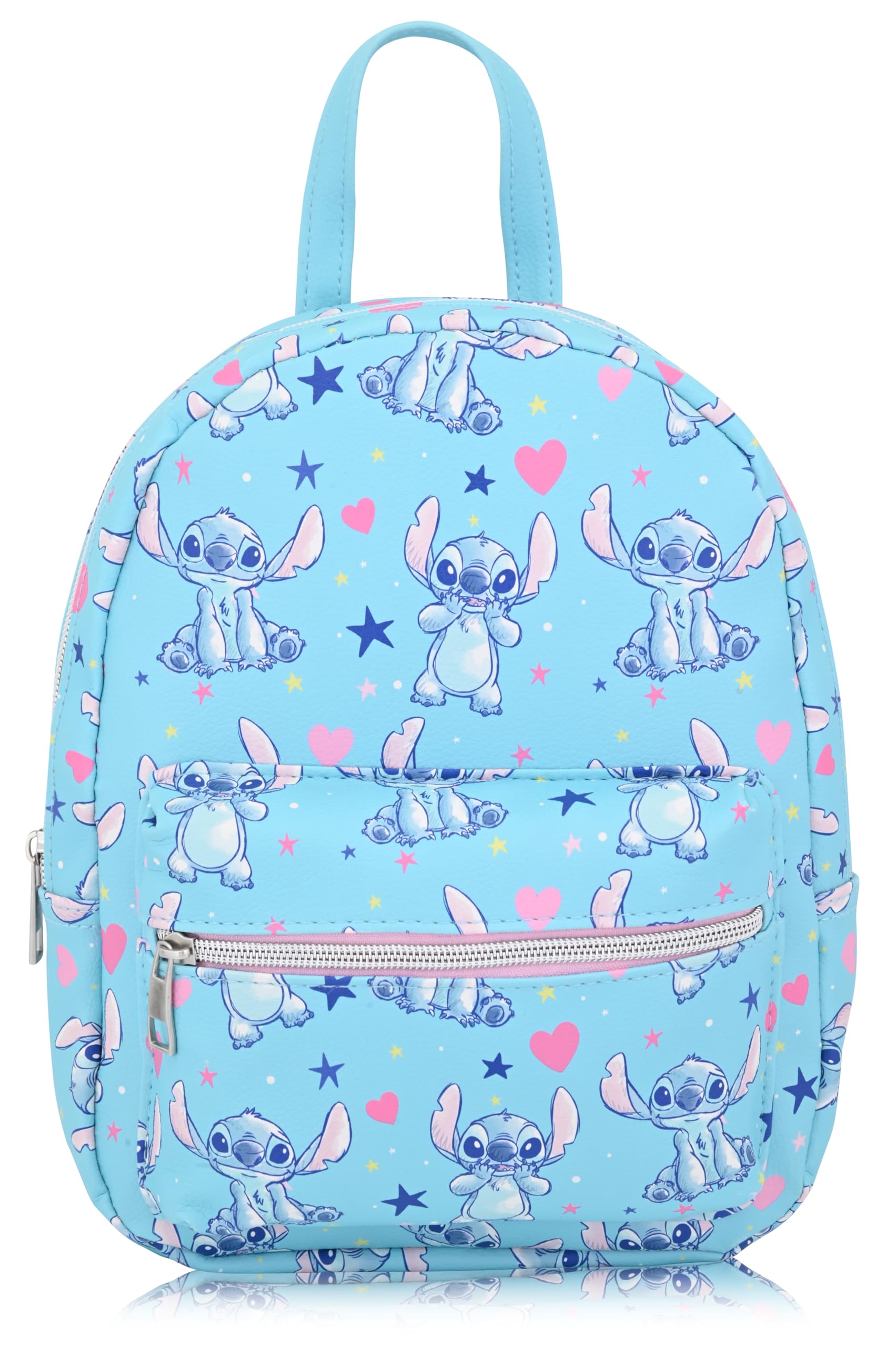 'Disney Lilo and Stitch Backpack for Women, Men, Unisex | Cute PU Leather 10'' Mini Backpack Purse | Stitch Bag & Accessories'