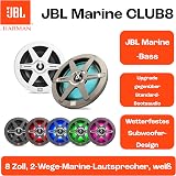 JBL Marine CLUB82 8 in / 20 cm 2-Way Coaxial Boat Speakers - 5