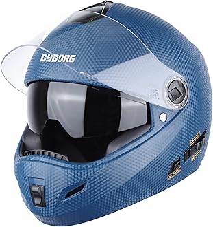 Steelbird Cyborg Double Visor Full Face Helmet