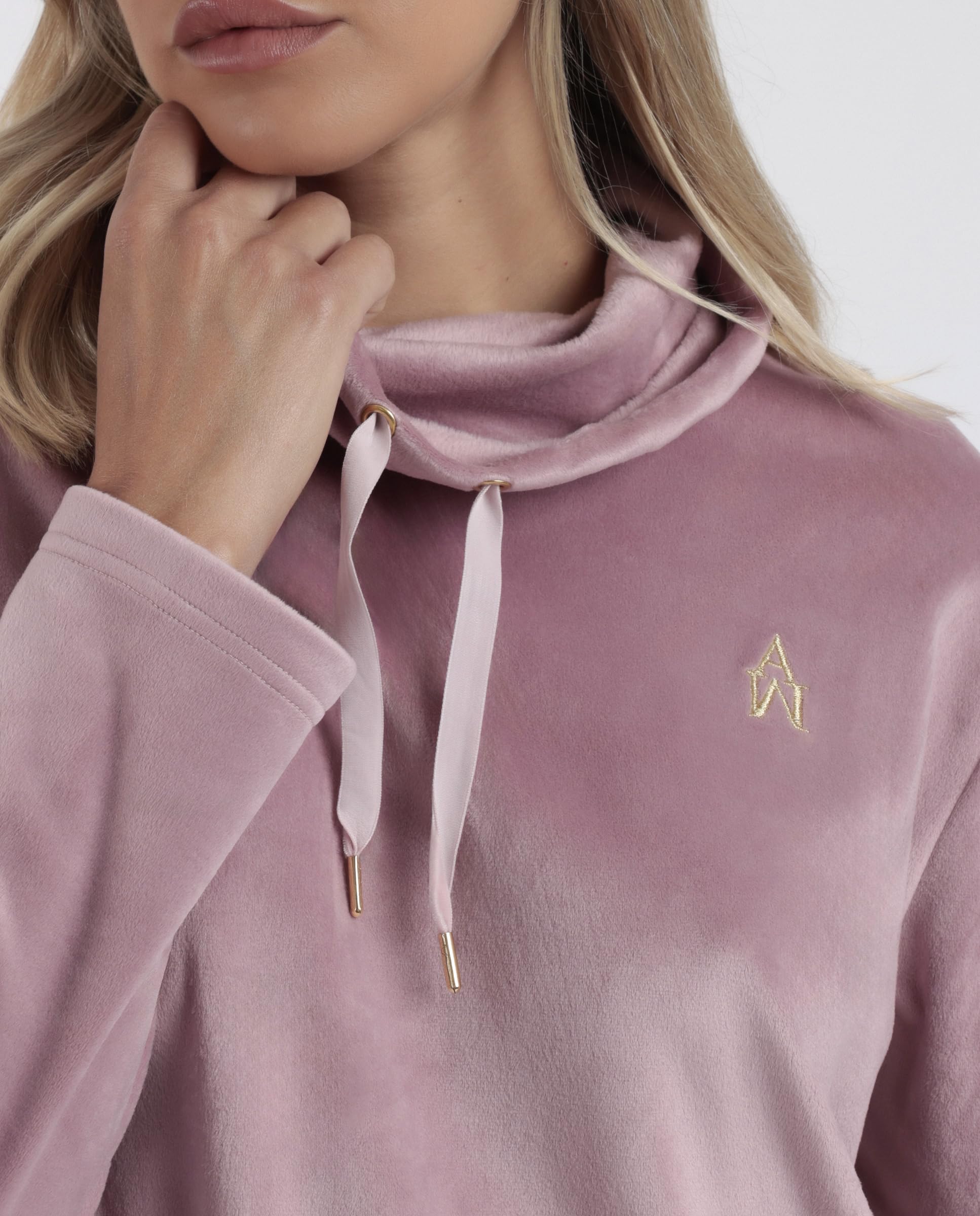 ADMAS Luxury Pigiama a maniche lunghe in velluto Tracksuit da donna