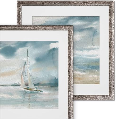 Miniatura 5 de Wexford Home Subtle Mist-Juego de 2 piezas de impresión artística, 16 x 16