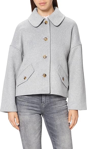cropped wool jacket