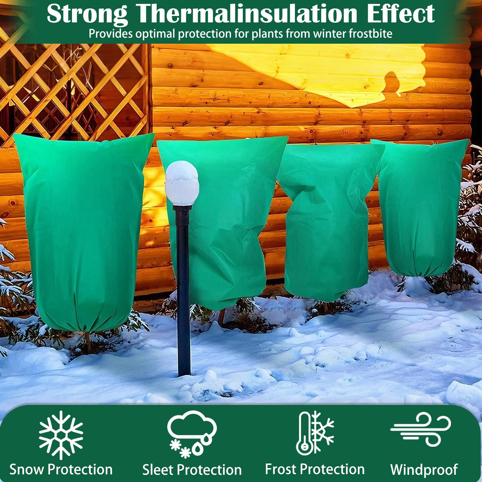 Lot de 2 Voile Hivernage Plante Exterieur, Protection Hivernale Respirante avec Fermeture Éclair pour Arbres en Pot Olivier Palmiers (Blanc,250 * 360cm (1 PCS))