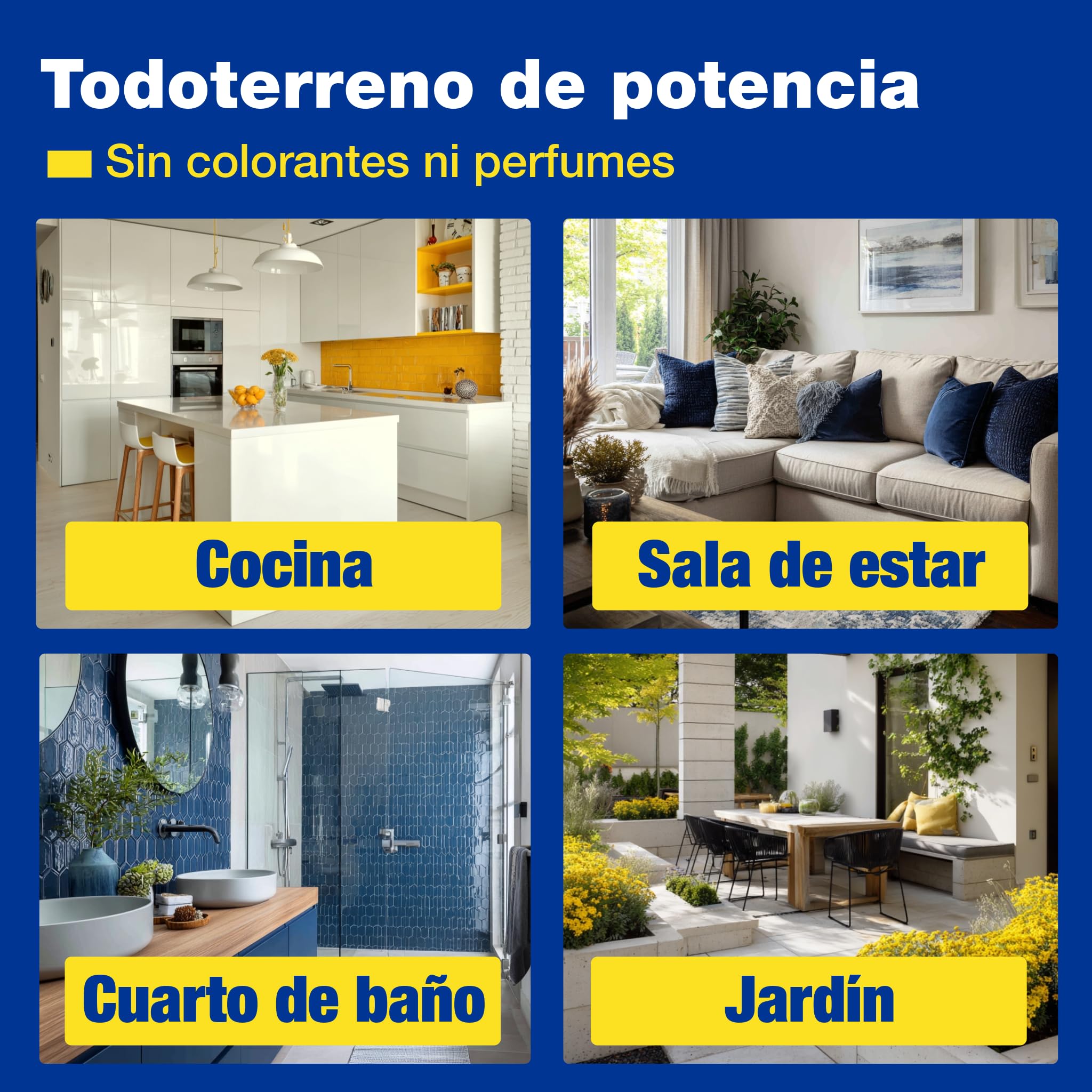 bio-chem Limpiador multiusos concentrado 5L | Limpiador multisuperficie para el hogar: limpiador universal para todas las estancias de la casa