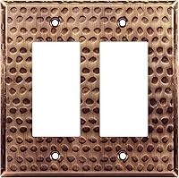 Vista 19 de LIDER Placa decorativa de pared de metal para interruptor o receptáculo, cubierta de salida de acero inoxidable, resistente a la corrosión