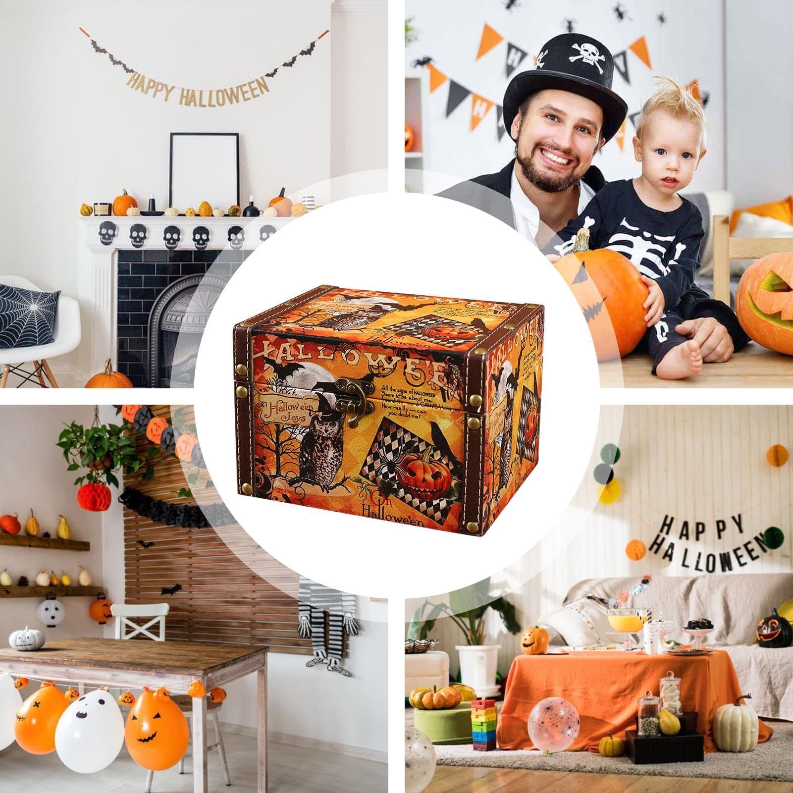 Amazon｜ハロウィン ジュエル ボックス - 不気味な木製