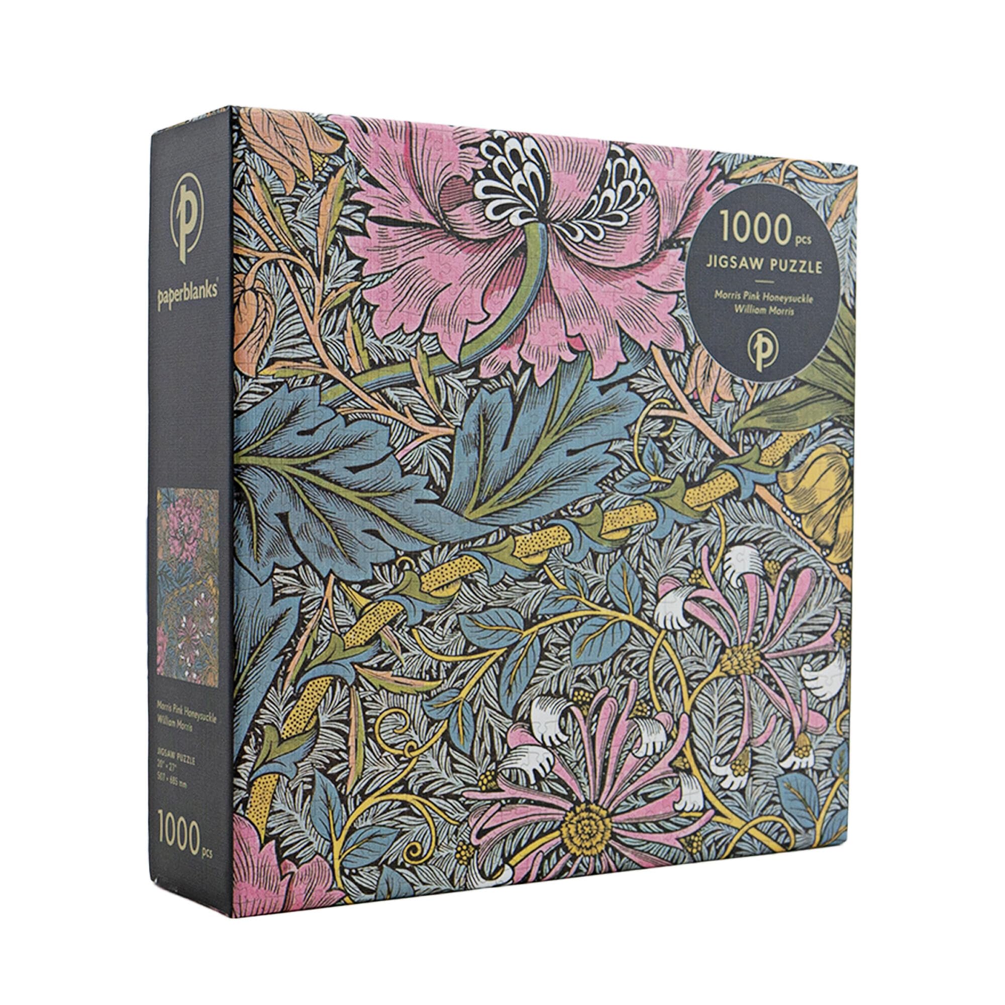 Paperblanks Morris Pink Honeysuckle (William Morris) 1000 Piece Jigsaw Puzzle: 1000 Pieces