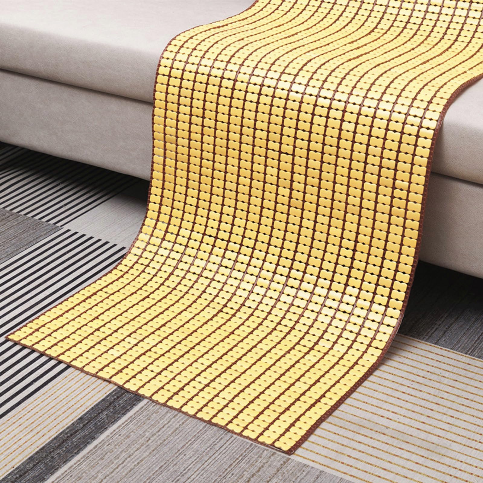 AYUWQZX Mahjong Bamboo Summer Cooling Mat, Folding Breathable, Multiple Sizes(70x190cm(2.29x6.23ft))