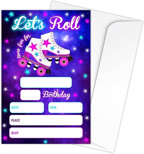 Miniatura 6 de Tarjetas de invitaciones para fiesta de cumpleaños mexicana, suministros de fiesta de cactus de tacos para niños, niños o niñas, 20 invitaciones de