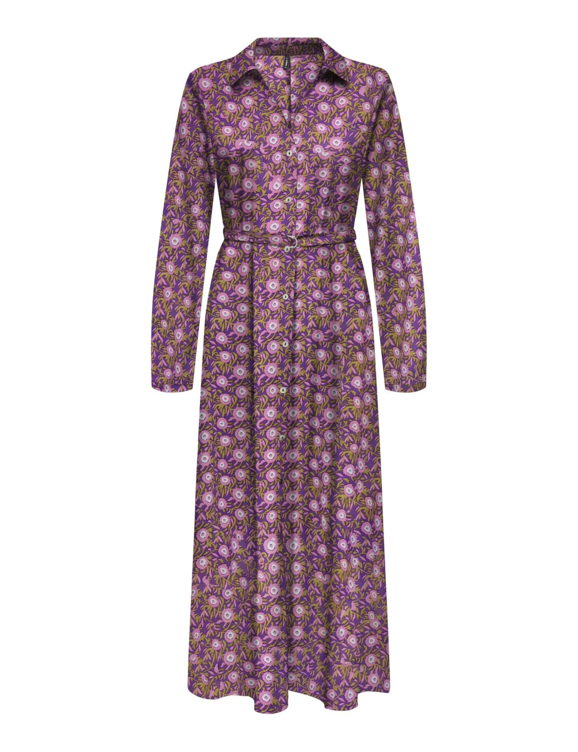 Robe longue ONLY violet amarante la solution confort pour sublimer la silhouette