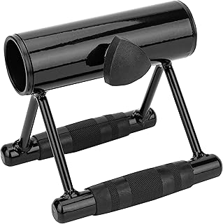 Landmine Handle Attachment - Landmine Double D Row Handle -Barbell Double D Grip Handle with Non -Slip Handles - Fits 2-inch Olympic Bars