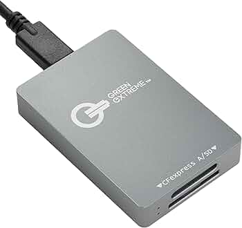Amazon.com: Green Extreme USB-C 3.2 Gen 2 CFexpress Type-A & SD