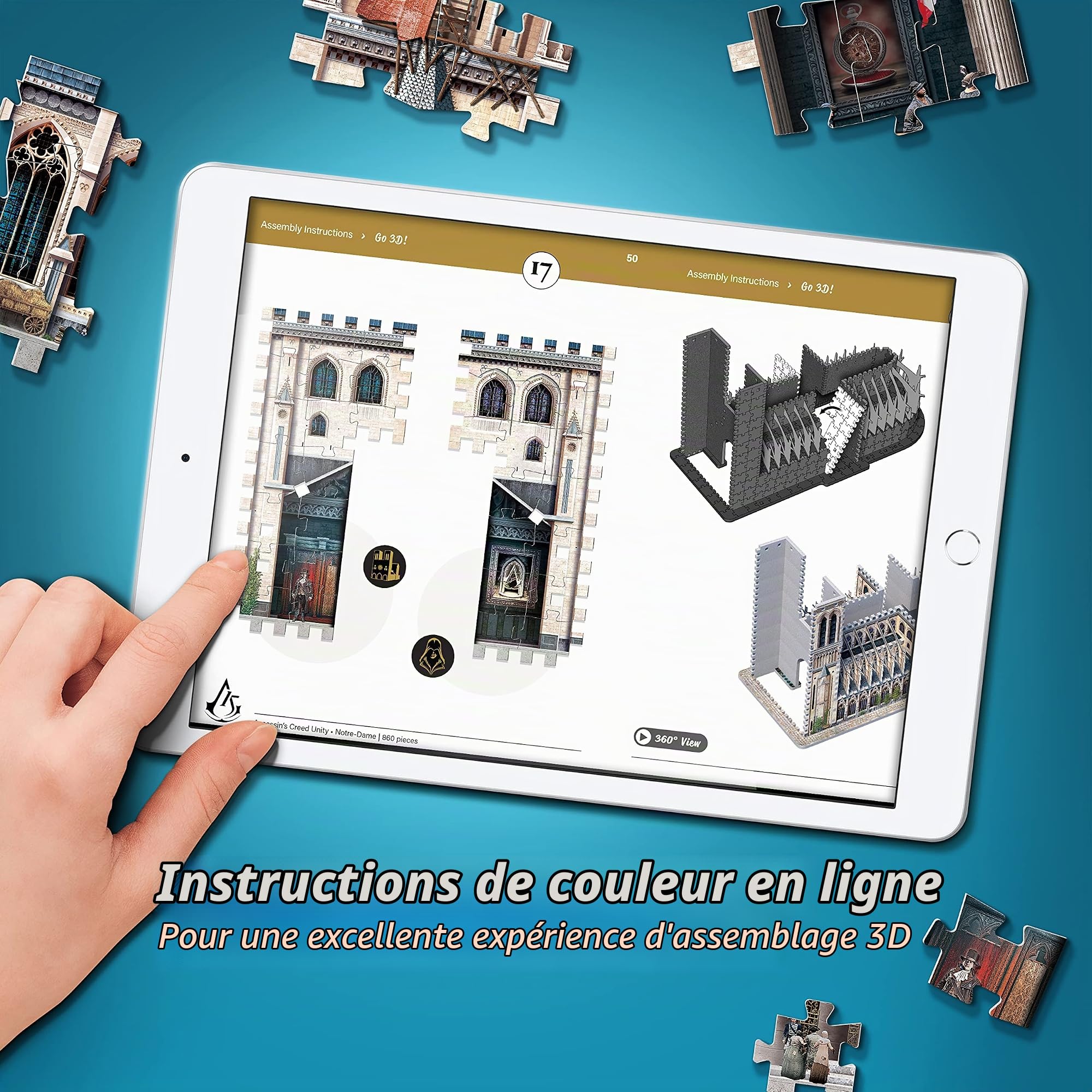 Puzzle 3D Assasin´s Creed - Notre Dame
