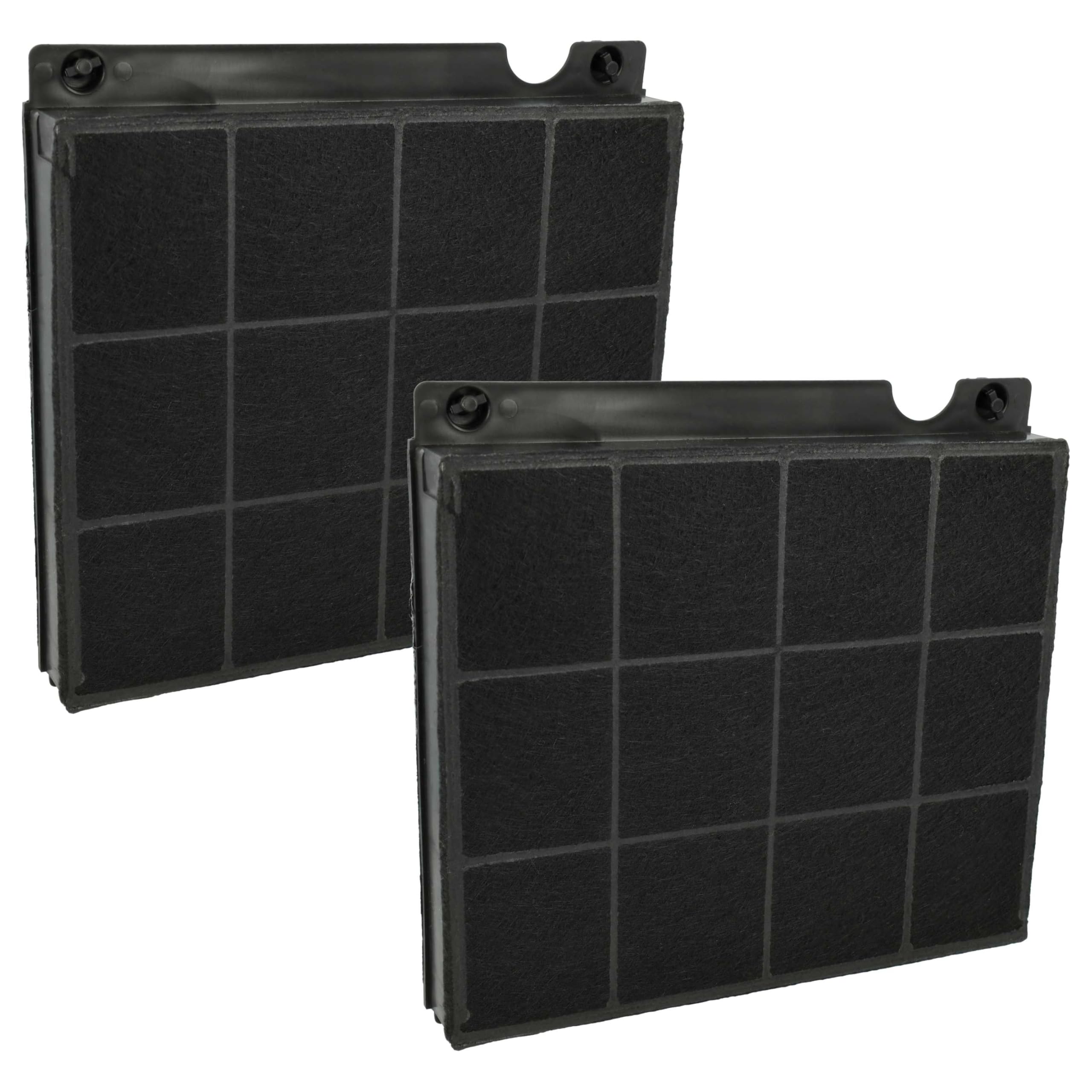 vhbw 2 x actieve koolfilter geschikt voor Bosch DHL555B/01, DHL545SSD/05, DHL545SSD/04, DHL545SSD/03 afzuigkappen montagemateriaal