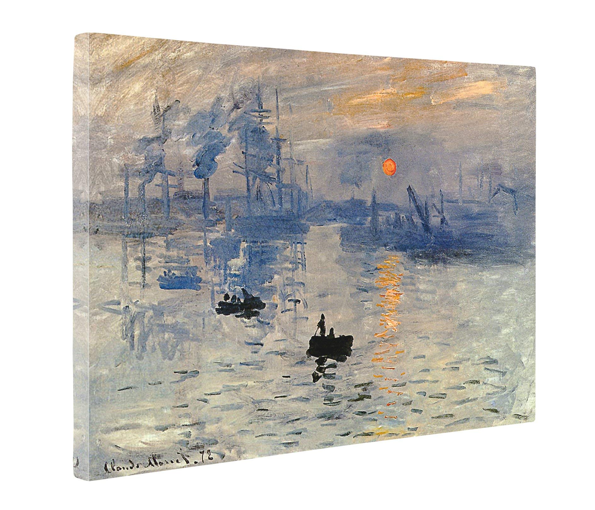 Amazon.co.jp: Niwo ART - Impression Sunrise 世界で最も有名な絵画
