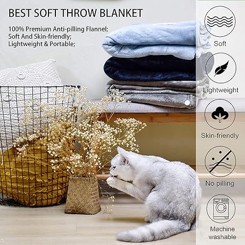 Miniatura 7 de Manta de girasol con diseño de gnomo You are My Sunshine, ligera, cálida, acogedora, suave, afelpada, para viajes, decoración del hogar, manta