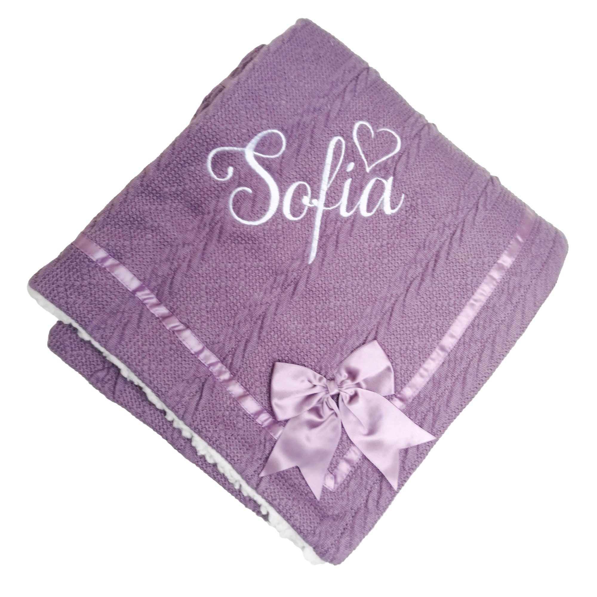 inspired creative design Personalised Baby Blanket, New Born Baby Gift, Personalised Blanket, Baby Girl Gift, Baby Boys Gifts, New Born Baby Gift (Purple)