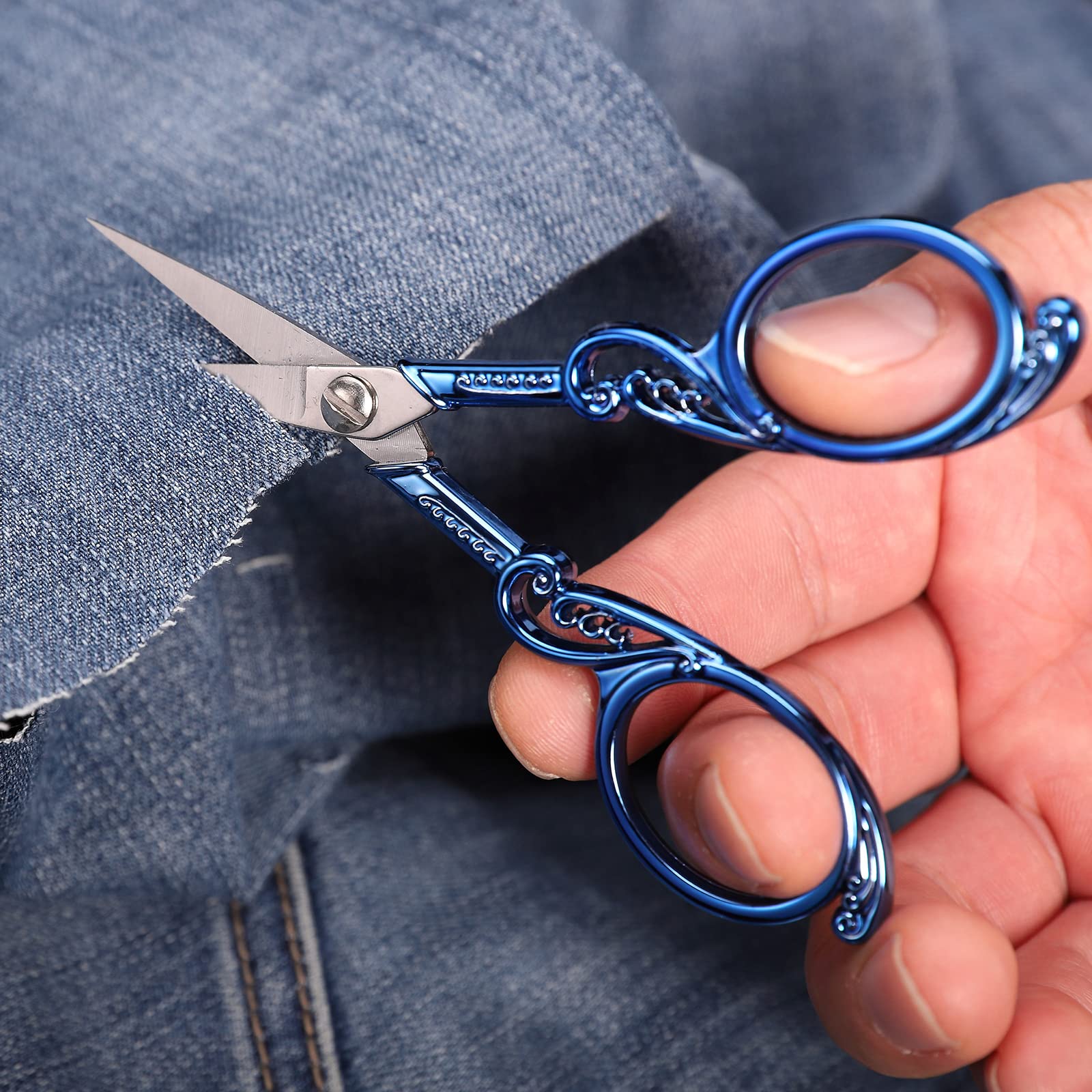 YOUGUOM Embroidery Scissors, Small Sharp Pointed Sewing Scissors For...