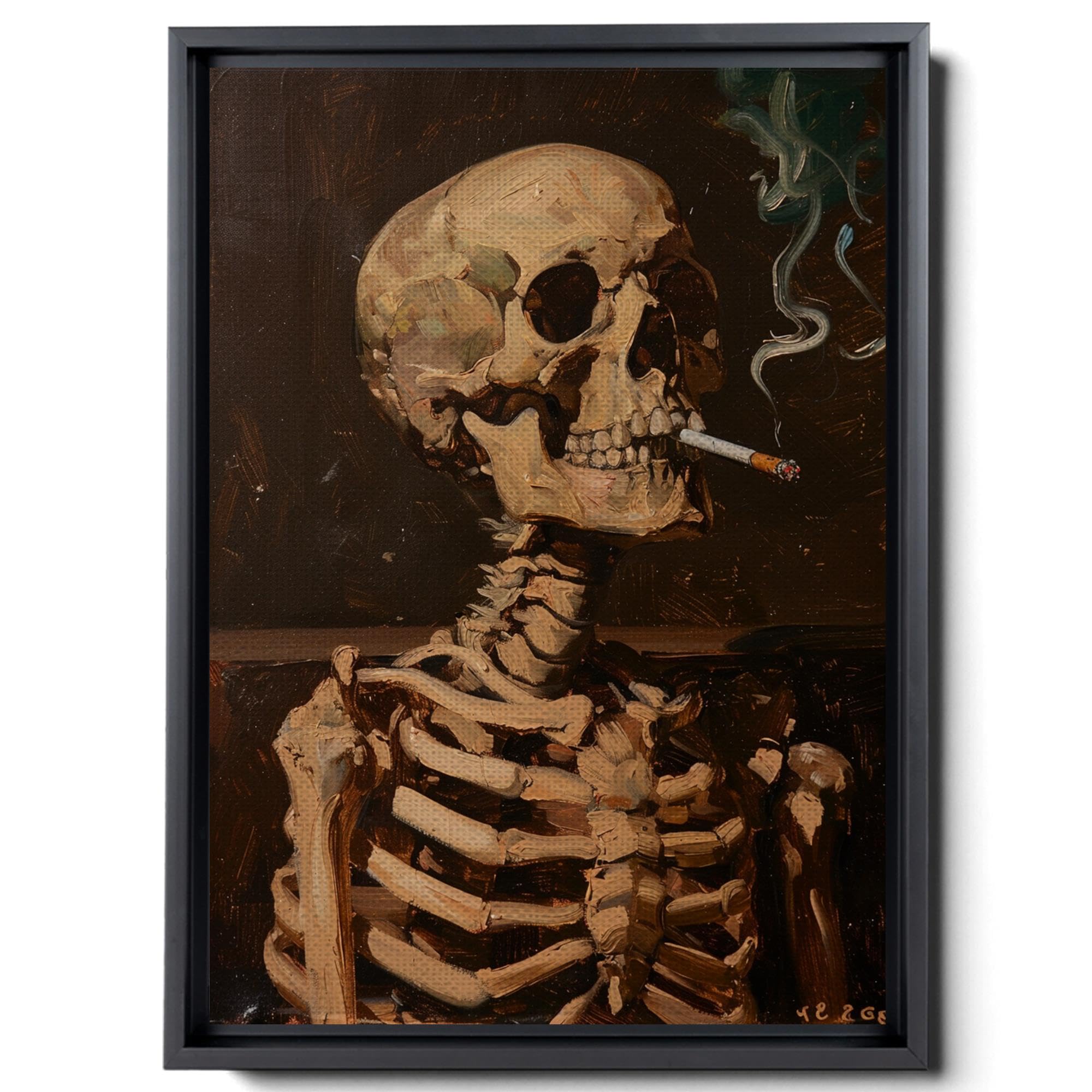 a skeleton smoking a cigarette with a devil Photos - Download Free High-Quality Pictures Evil Joker Tattoo Drawing: Skull,