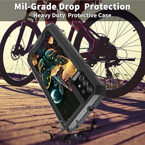 Miniatura 4 de CGFGHHUY Funda para Samsung S23 FE Funda Galaxy S23 FE 2 en 1 PC duro de doble capa TPU suave a prueba de golpes Funda protectora para Samsung