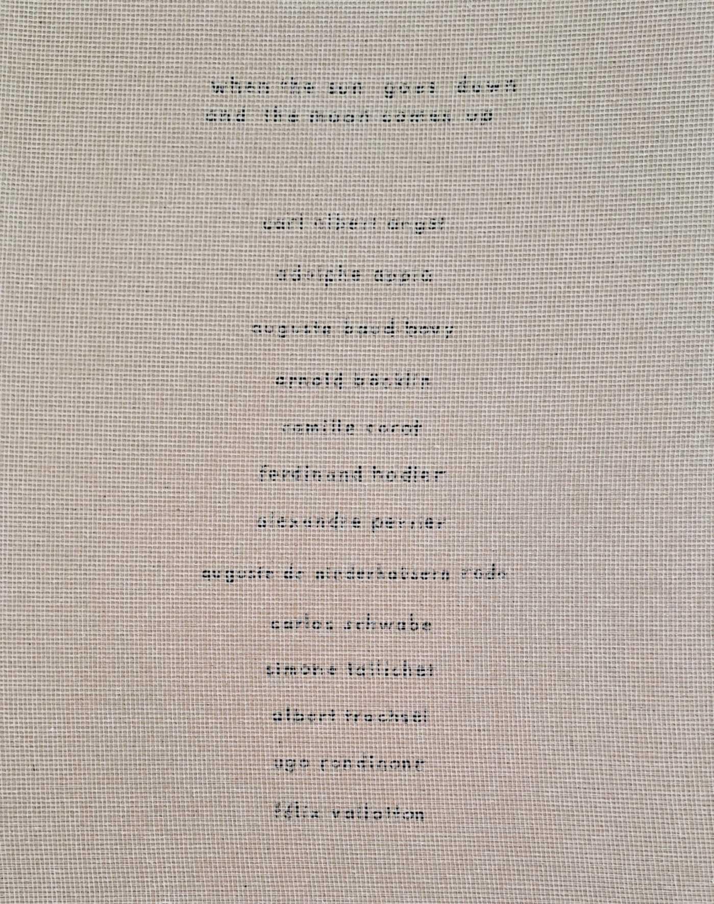 When the Sun Goes Down and the Moon Comes Up
