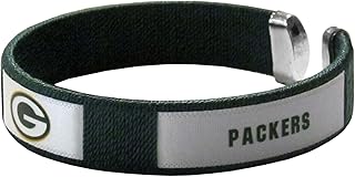 Green Bay Packers NFL Fan Bracelet by Siskiyou Sports (Team Color)