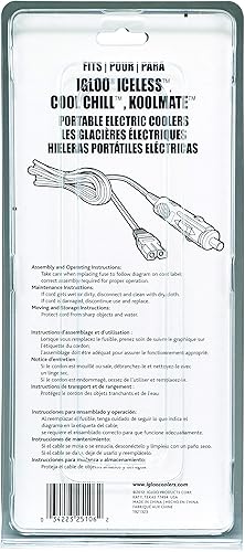 Miniatura 3 de Igloo Cable de alimentación CC de 12 voltios, negro (25121)