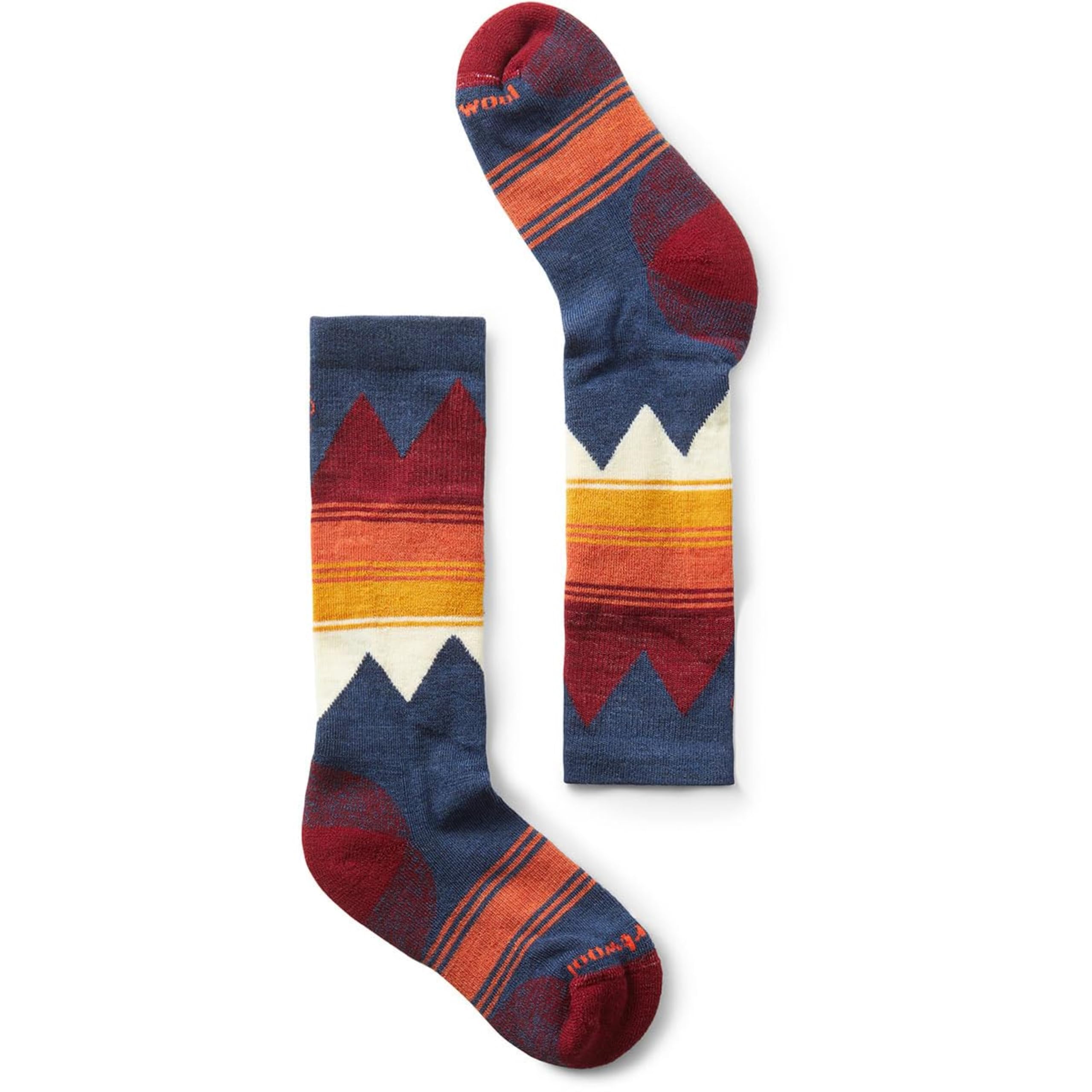 Smartwool Boys Blue Kids Light Cushion Otc Ski Socks