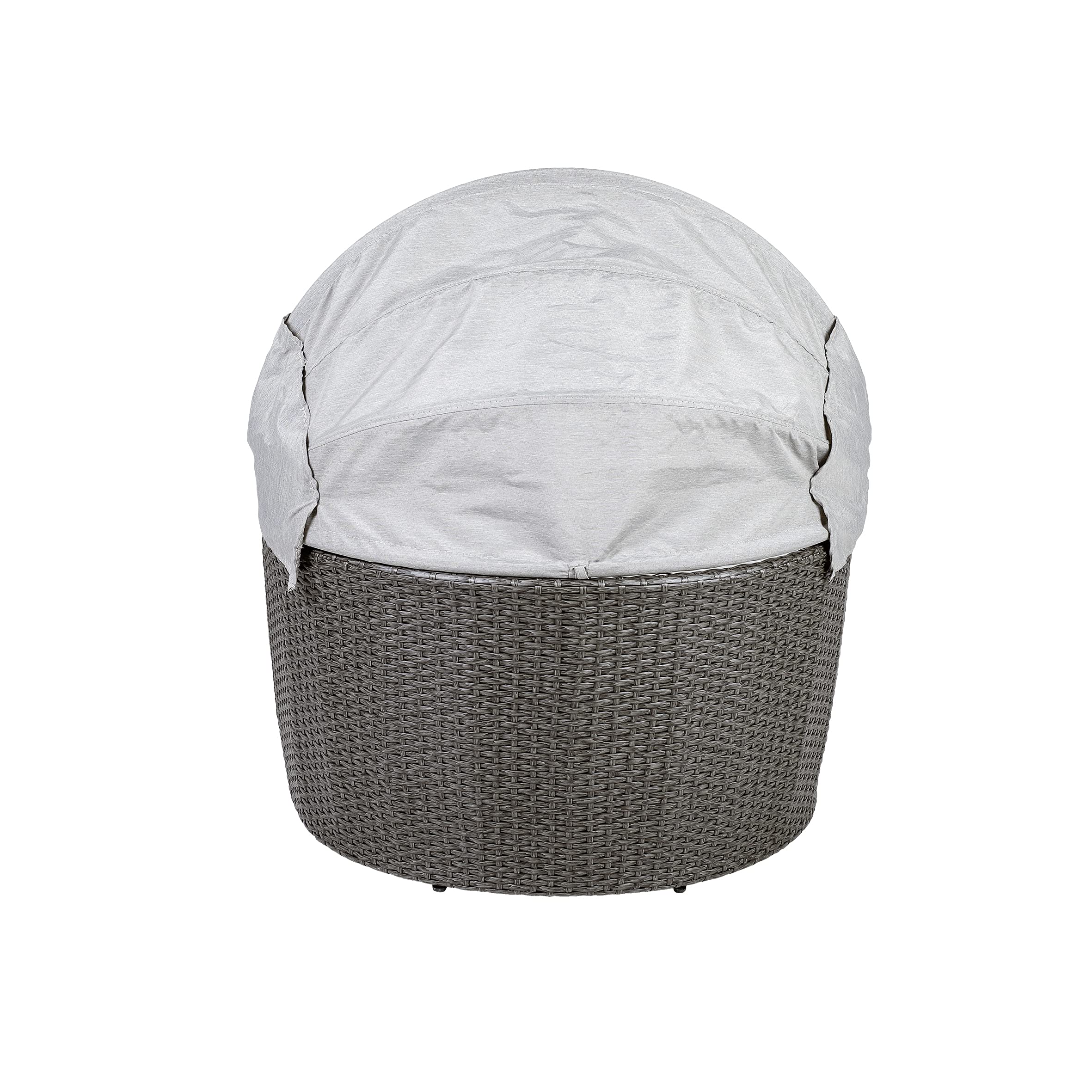 greemotion Pet Hundelounge mit Dach und Kissen, ca. 78 x 61/100 x 83 cm, grau