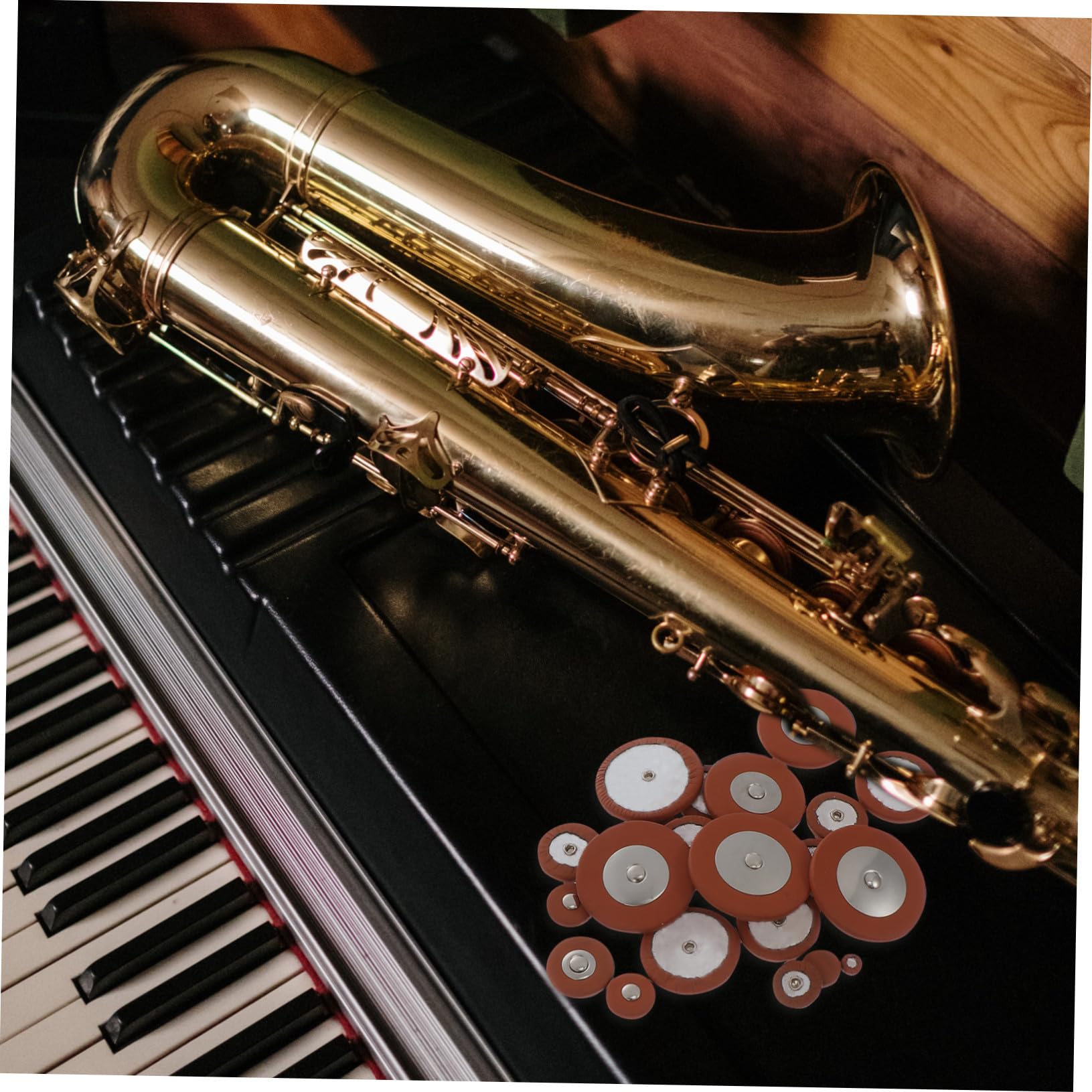 Kit di Riparazione per Sax Contralto Viti e Molle in Materiale Sintetico, Set Professionale per Manutenzione e Sostituzione Parti Danneggiate, per Musicisti e Colore Casuale