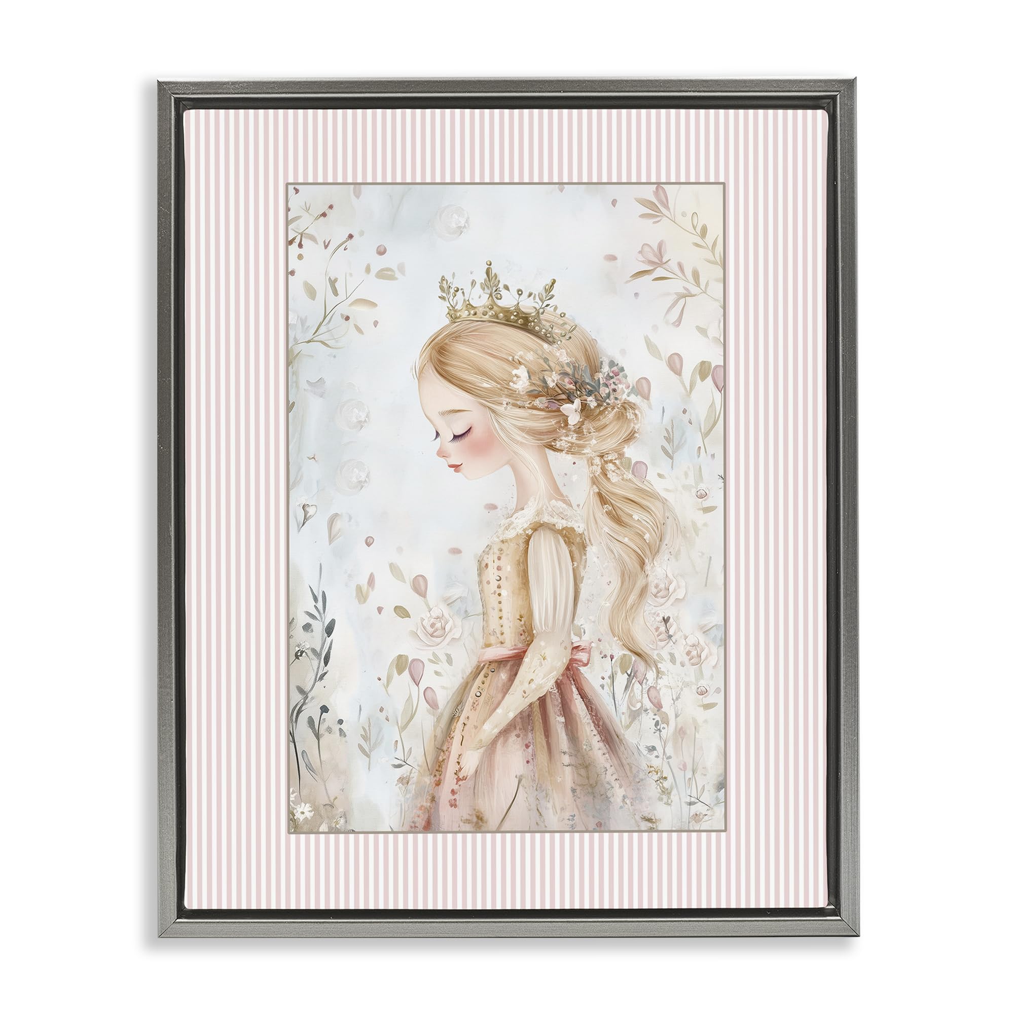'Enchanted Dreams Princess'| Floating Frame Canvas Art