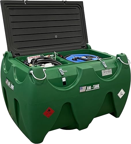 Miniatura 10 de Tanque combinado portátil Diesel y DEF 105+13gl, bomba eléctrica 12V, manguera de 13 pies, boquilla automática y una unidad extraíble DEF
