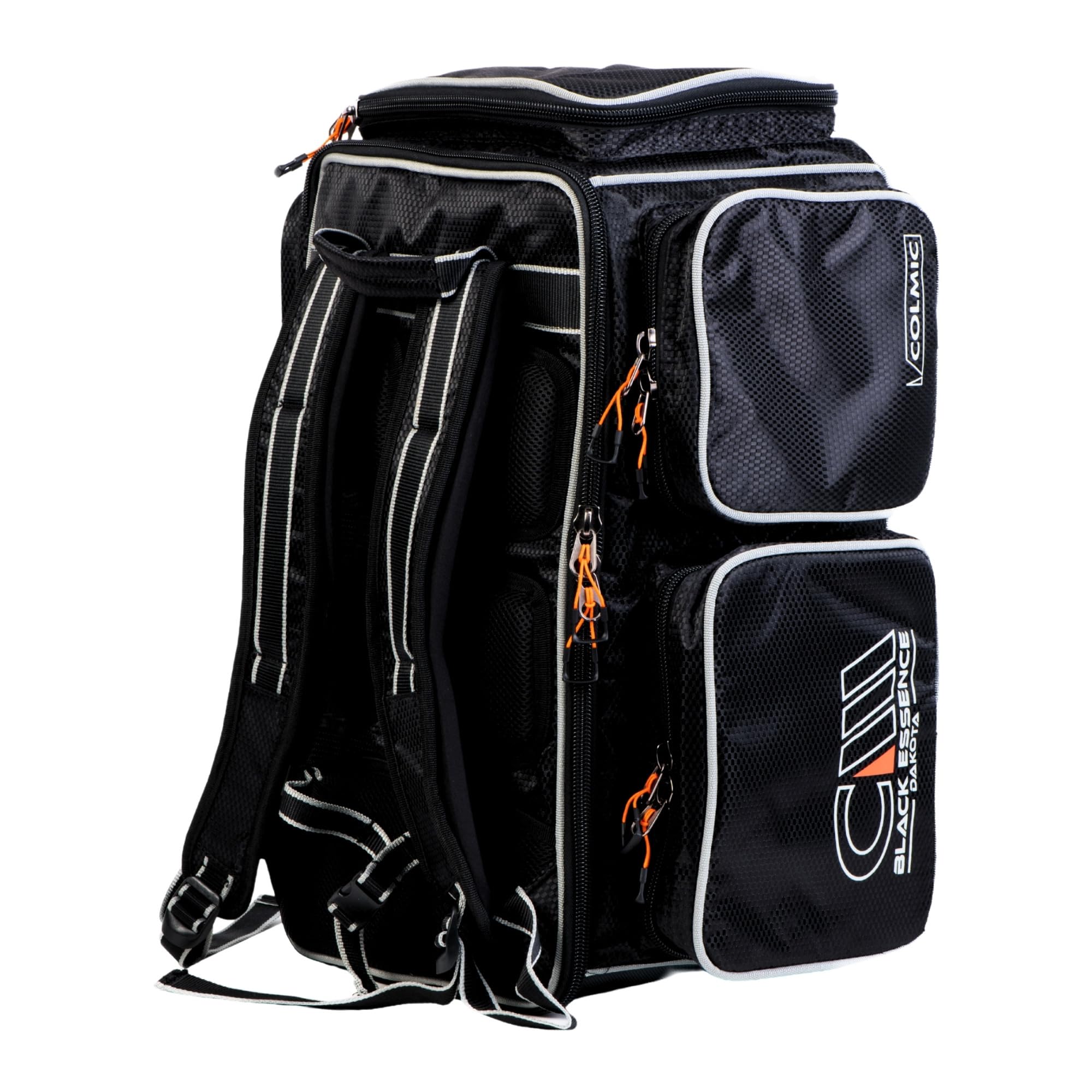 Colmic Black Essence – Borsone Tecnico da Pesca e Sport, Tessuto High Performance, Tasche Multiple, Viaggio, Fitness e Piscina – Borsa Sportiva