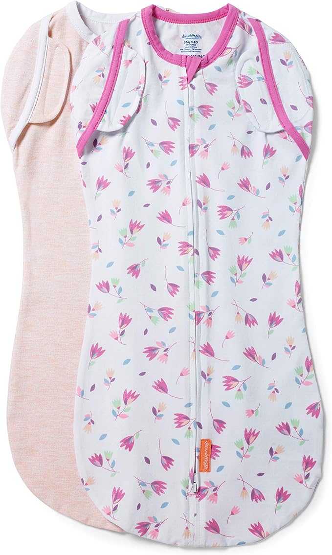 SwaddleMe Arms Free Convertible Pod Tumbling Tulips LG 2Pk, 0.40 Kg Amazon.ca Baby
