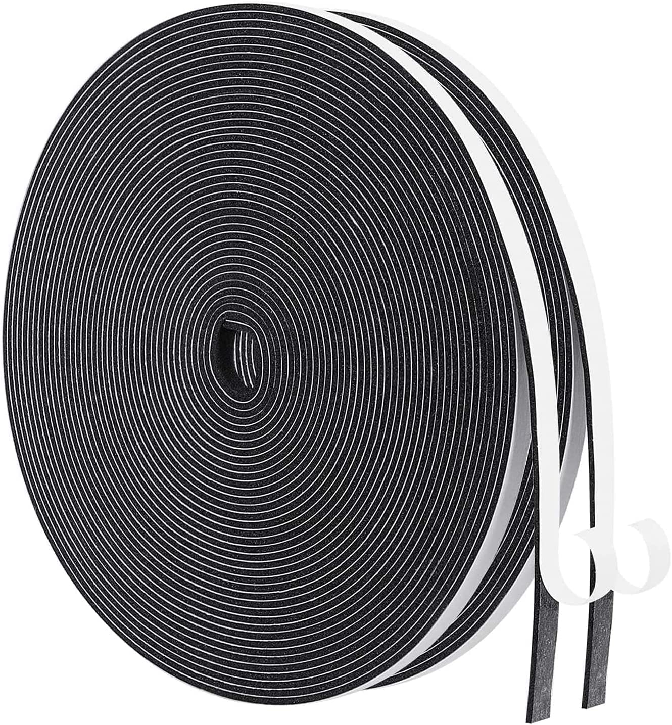 Nastro Di Tenuta In Schiuma Per Porte E Finestre - 2 Rotoli 6x3mm X 20m, Bianco - Isolamento Acustico E Termico - Foto 8