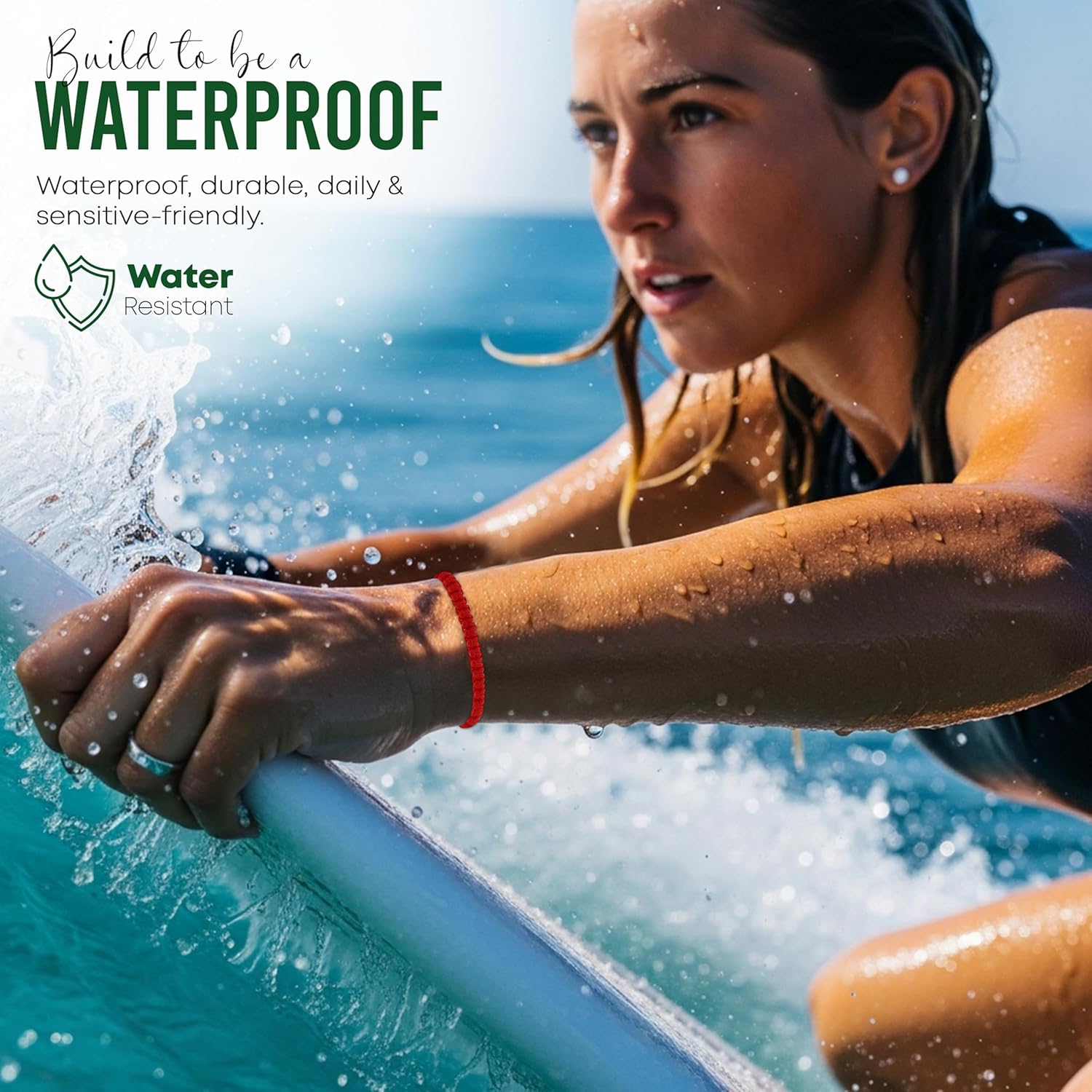 Rosey Kabbalah Red String Bracelet for Protection - Unisex Evil Eye Protection Bracelet - Pulseras Para Hombres - For Good Luck, Blessings, Financial Success & Bravery - Adjustable Size - Image 3