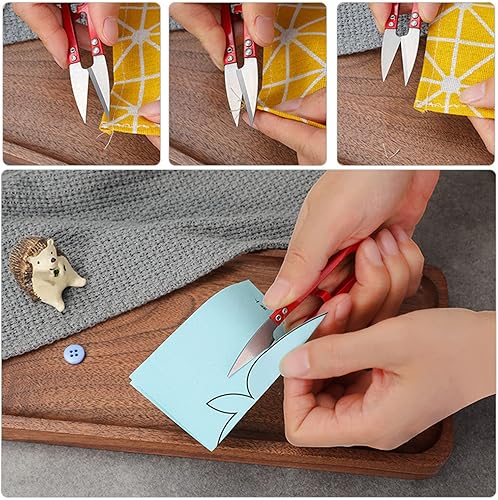 Miniatura 3 de 10 piezas de descosedores de costura, 4 grandes y 4 pequeños descosedores de puntada prácticos, con 2 tijeras para costura, manualidades y