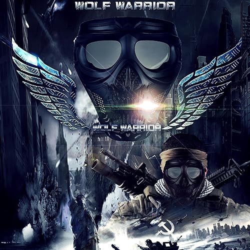 Miniatura 2 de Máscara de calavera Airsoft de cara completa, máscara de paintball, máscara táctica, máscara negra antivaho para motocicleta, gafas de motocross