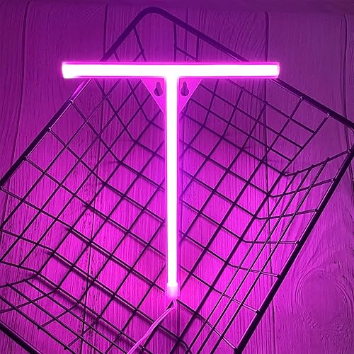 Miniatura 8 de ENUOLI Letras iluminadas, letras luminosas, letras de neón del alfabeto rosa, decoración de pared para el hogar, fiesta de cumpleaños, bar, palabra